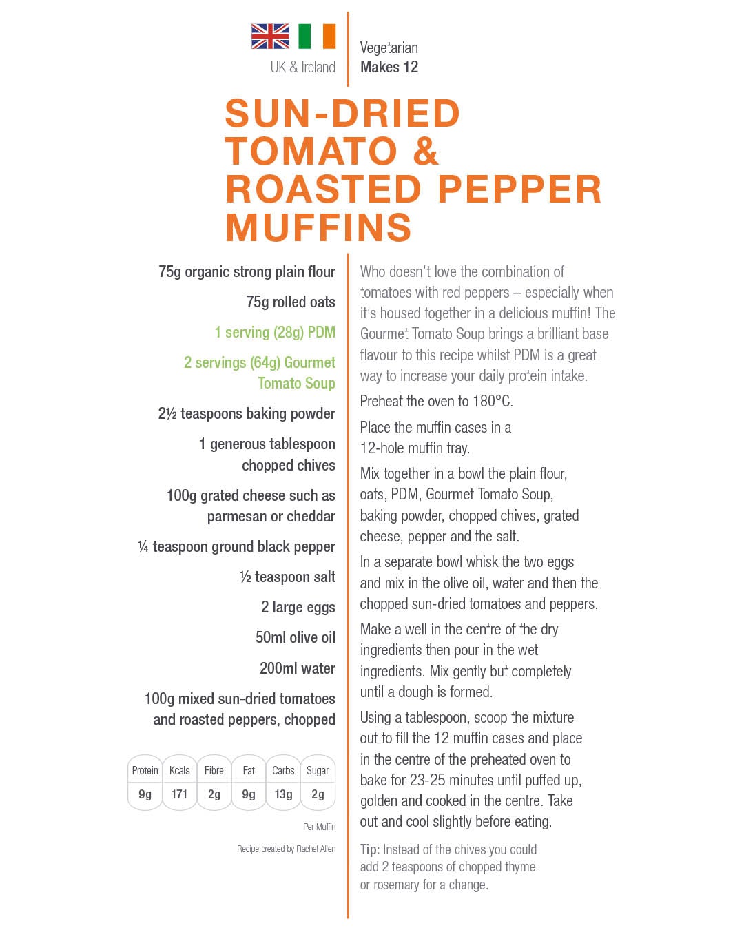 🍅 Sun-Dried Tomato Muffins Package🍅