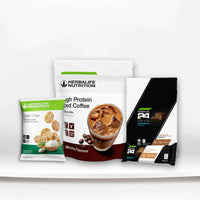 Thumbnail for Protein Chips Sour Cream - High Protein Iced Coffee mocha - H24 Achieve Protein Bars Chocolate Chip Cookie Dough